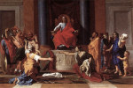tablou Poussin - The judgment of Solomon