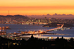 tablou Apus de soare in San Francisco