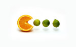 tablou Lime and orange